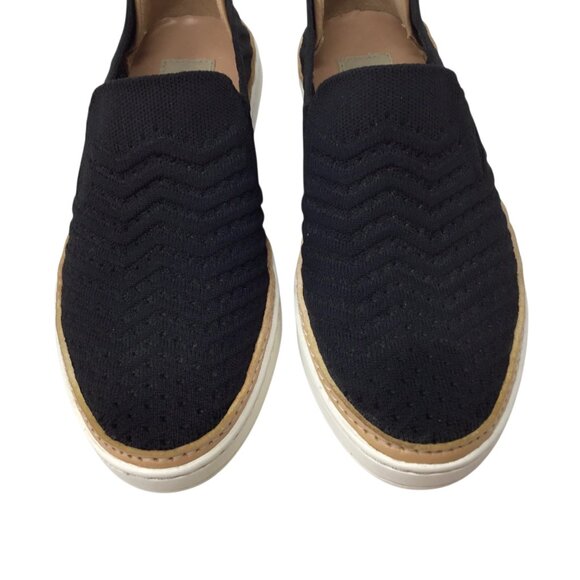 UGG Sammy Chevron Black Loafer Slip On Shoes Stretch 1102560 Size 7 Comfort - Picture 5 of 9